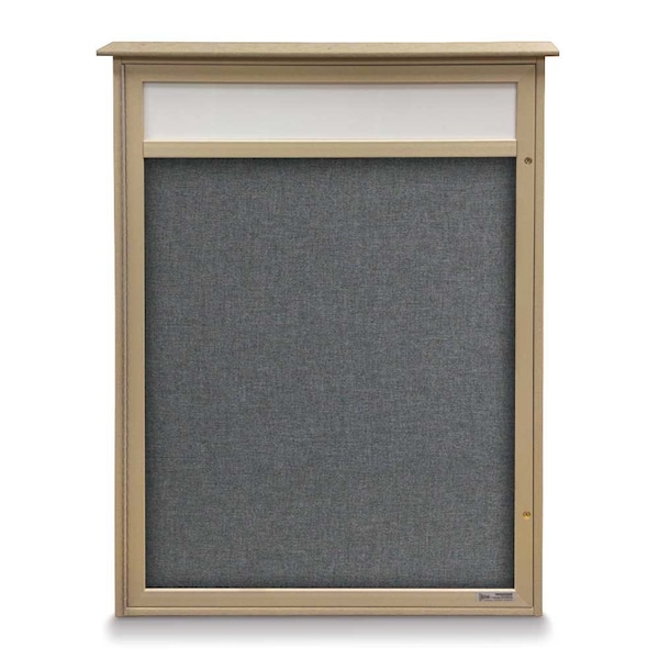 Single Door Enclosed Indoor Letterboard